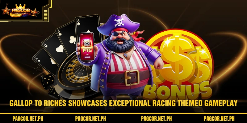 Gallop To Riches showcases exceptional racing themed gameplay
